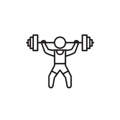 vector illustration of a man on white background 