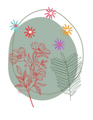 abstract floral background