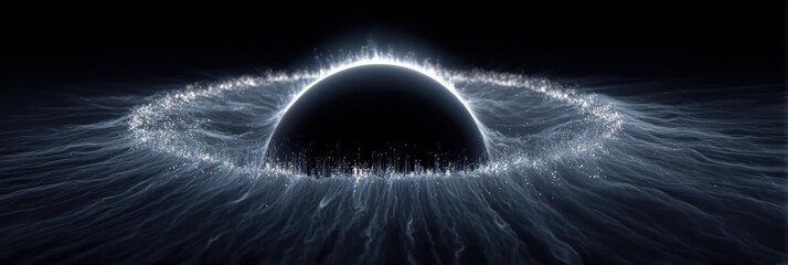 Black Hole Surrounded by Luminous Accretion Disk and Cosmic Phenomena in a Dark Space Setting