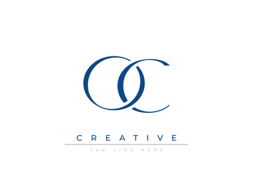 Blue stylized letters OC combined in a modern design on a clean white background, evoking professionalism and creativity. Ideal for branding, business identity, and corporate representation concepts.