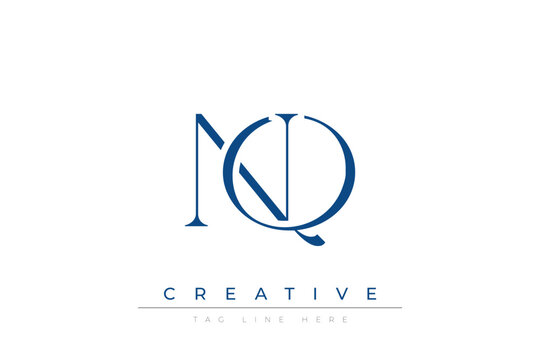 Blue stylized letters NQ combined in a modern design on a clean white background, evoking professionalism and creativity. Ideal for branding, business identity, and corporate representation concepts.