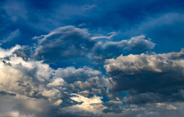 storm clouds in the sky