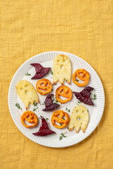 Roasted vegetables for Halloween