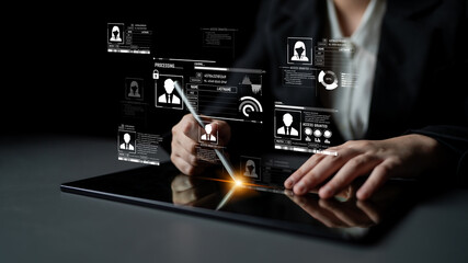 ID security ensures personal data protection with secure login systems, digital identity...