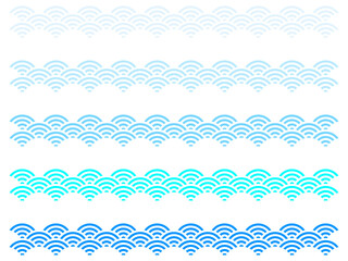 青海波ラインセット