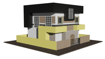 3D Modern House Design