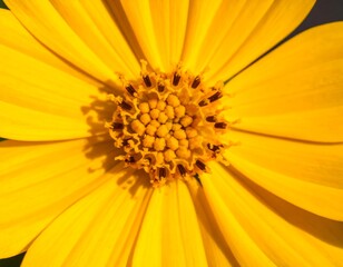 Close-up of a vibrant yellow flower (1)
