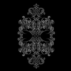 Vintage set of patterns. For wedding invitations, wallpapers, stained glass windows and cards.