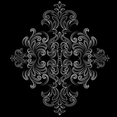 Vintage set of patterns. For wedding invitations, wallpapers, stained glass windows and cards.