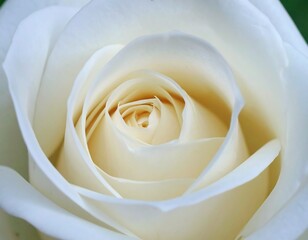 Close-up of a delicate white rose