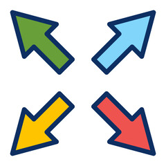 Resizing Vector Icon Design