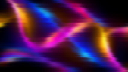 Colorful abstract background with vibrant light streaks