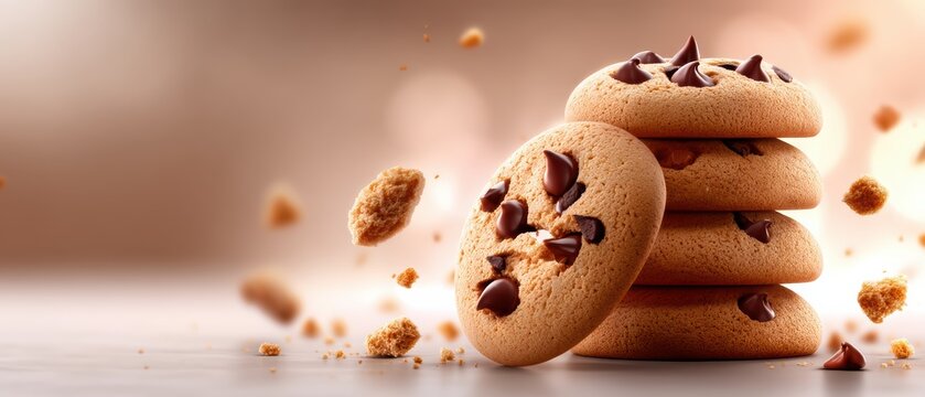 Minimalist national cookie day banner with inviting design