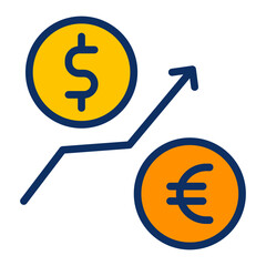 Exchange Rate Vector Icon Design