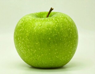 Close-up of a fresh green apple