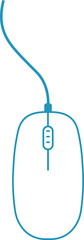 Computer mouse isolated design