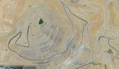 Bingham Canyon Mine, USA: High-Resolution Aerial View of the Giant Copper Mine