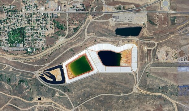 Bingham Canyon Mine, USA: High-Resolution Aerial View of the Giant Copper Mine