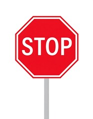 Red octagon stop sign (1)