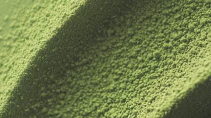 green matcha texture