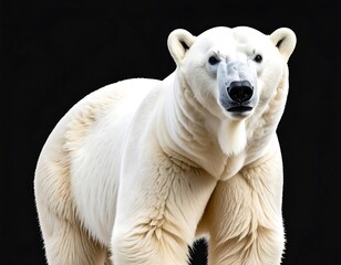 Obraz premium Close-up portrait of a polar bear