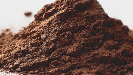 close up of cinnamon powder