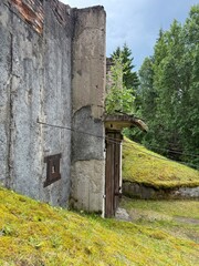 old concrete Soviet era nuclear warhead store