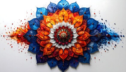 Colorful mandala design