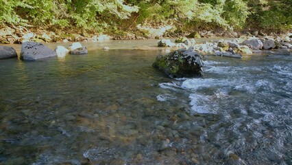 水がきれいな渓流