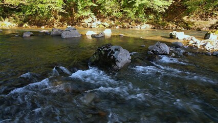 水がきれいな渓流