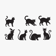 Black Cat Silhouettes
