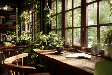 Fototapeta premium Healing Space: Cafe