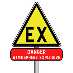 EX Sign – Explosive Atmosphere Warning, ATEX Zone Safety Signage