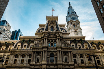 Fototapeta premium Philadelphia City Hall daytime
