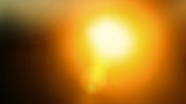 Warm Golden Hour Sun Flare Overlay