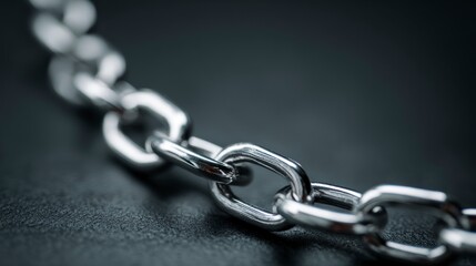Obraz premium Closeup metal chain