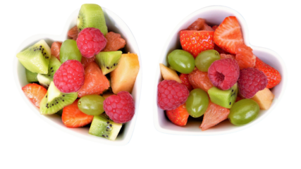 fresas sobre fondo transparente