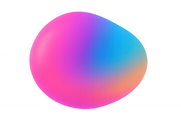 Colorful gradient sphere featuring vibrant hues and a smooth blend, creating a striking element for modern and abstract design projects