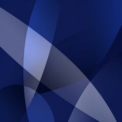 Abstract blue curves and shapes with smooth gradients