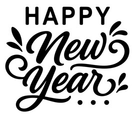 Celebrating New Year with joyful designs and festive typography