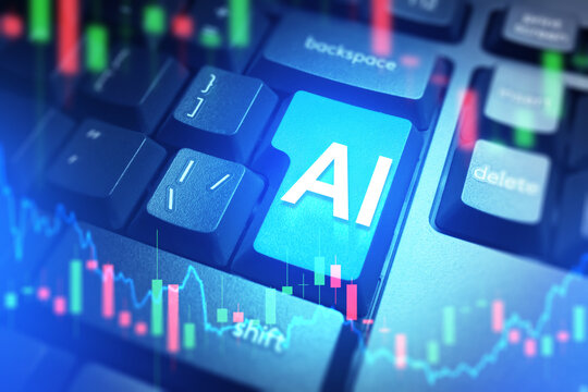 Artificial Intelligence integration in finance and stock trading for predictive analytics, risk management and investment decision-making. AI supports algorithmic trading 