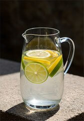 Refreshing Citrus Water Pitcher.