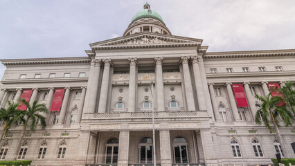 National Art Gallery timelapse hyperlapse. Formerly the Supreme Court Building and City Hall.
