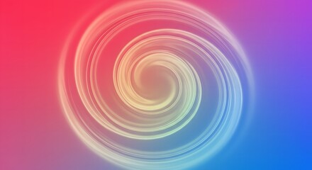 Obraz premium Soft gradient vortex.
