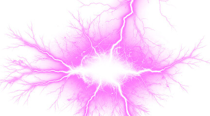 Abstract Vibrant Magenta Energy Burst with Jagged Edges and Glowing Center	