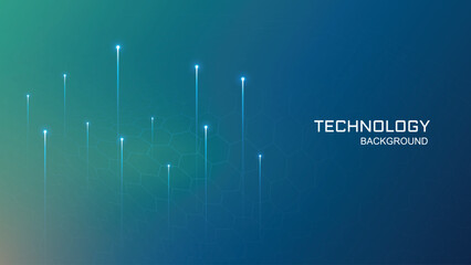 Technology futuristic light streak background