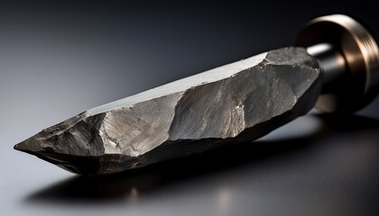 A Sharpened Flint That Could Be Used As A Piercing Tool