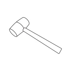 rubber mallet icon