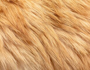 Fototapeta premium Close-up view of a light orange/tan fur texture