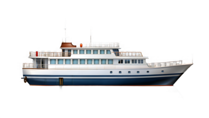 passenger ship in the sea